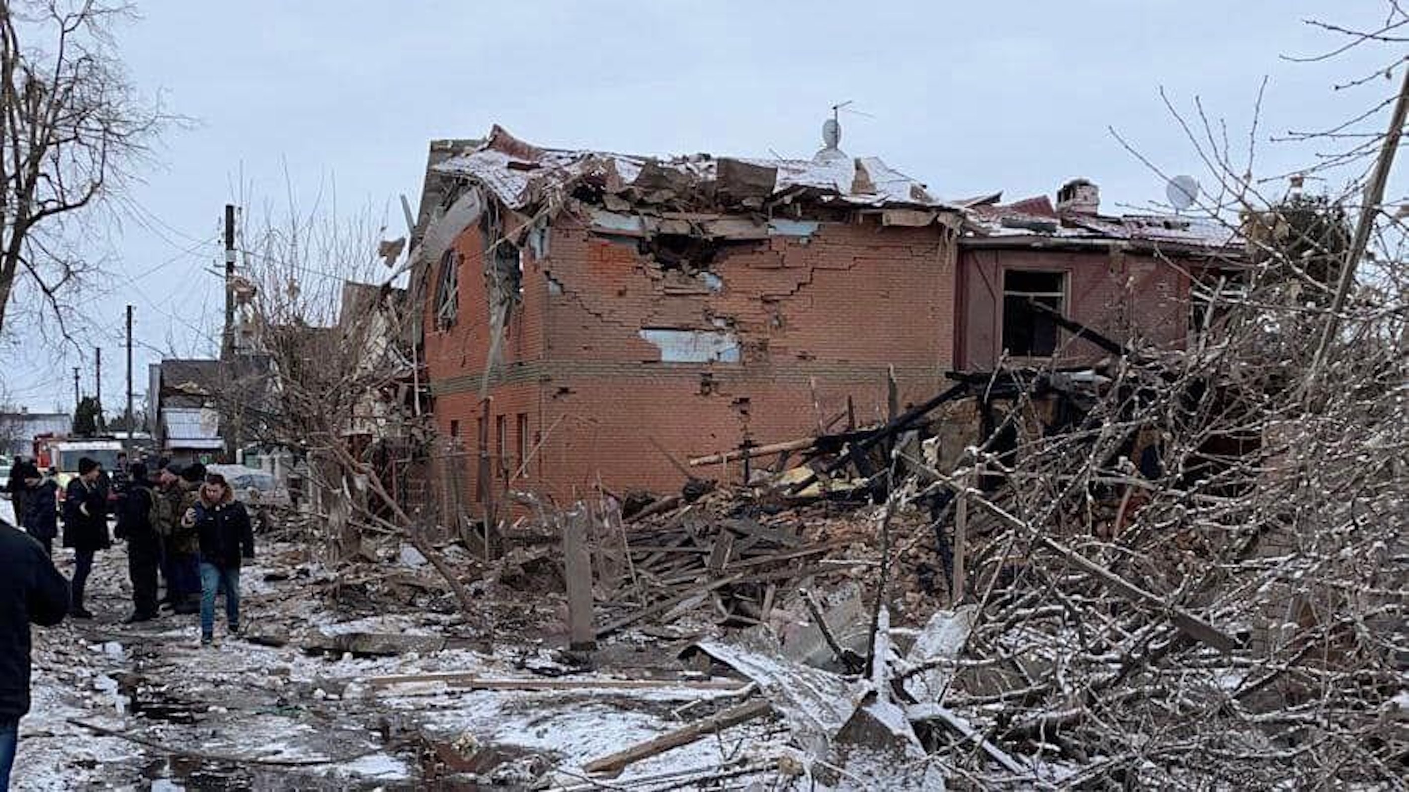 Обстановка в сумах. Взорвали дом на Украине. Взрыв дома.