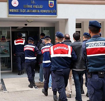Edirne'de Yunanistan'a kaçmaya çalışan 5 terör örgütü üyesi yakalandı