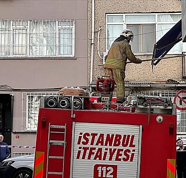 İstanbul'daki doğal gaz patlaması kamerada