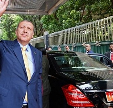 Cumhurbaşkanı Erdoğan'ın aracının dikkat çeken plakası!