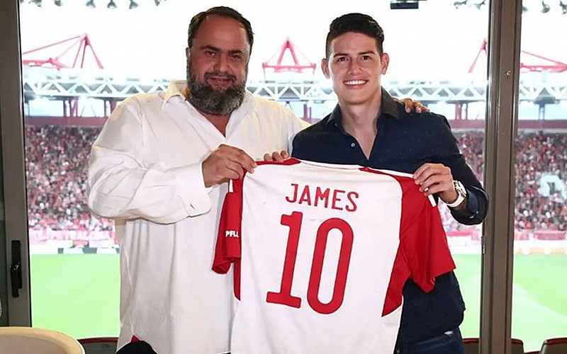 Olympiakos'ta James Rodriguez'in sözleşmesi feshedildi