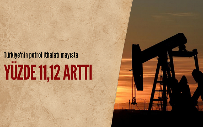 Türkiye'nin petrol ithalatı mayısta yüzde 11,12 arttı