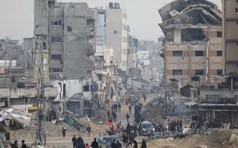 İsrail'in 211 gündür saldırılarını sürdürdüğü Gazze'de can kaybı 34 bin 654'e çıktı