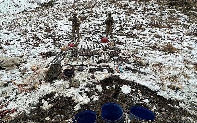 Eren Abluka Sonbahar Kış-5 Operasyonu'nda çok sayıda mühimmat ele geçirildi