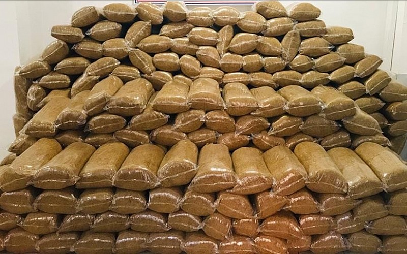 Kocaeli'de 1 ton 100 kilogram kaçak tütün ele geçirildi
