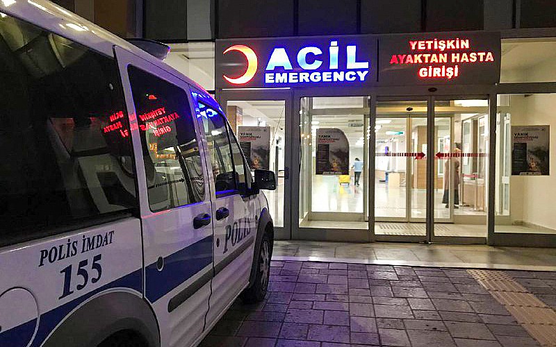 Van'da trafik kazasında yaralanan kişi, 4 sağlık çalışanıyla bir polisi darbetti