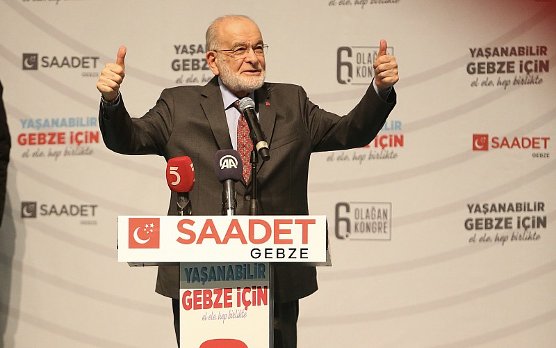 Saadet Partisi Genel Başkanı Karamollaoğlu, Kocaeli'de konuştu: