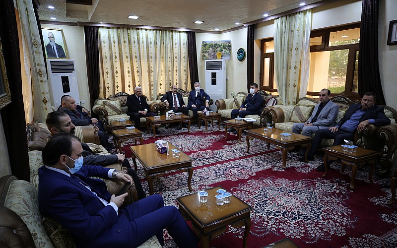 Erbil Başkonsolosu Karaçay, Ezidilerin Miri Tahsin Beg'i ziyaret etti