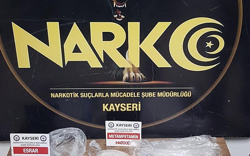 Kayseri'de uyuşturucu şüphelileri kovalamaca sonucu yakalandı