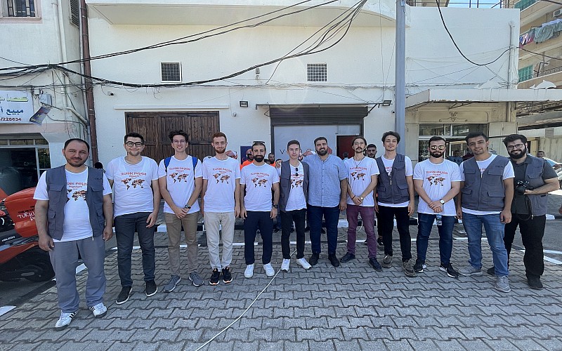 TİKA destekli "Tecrübe Paylaşım Programı" kapsamında 12 Türk öğrenci Lübnan'a geldi
