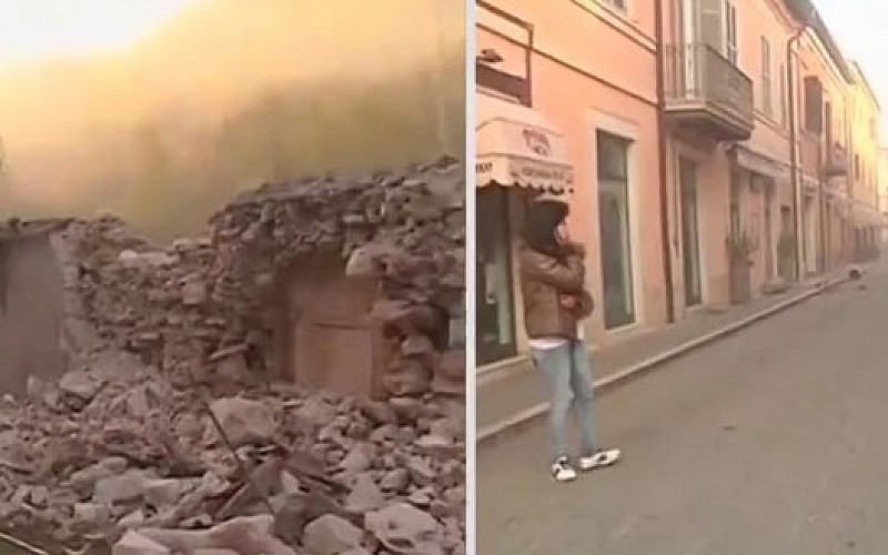 İtalya'da 6,5 büyüklüğünde deprem