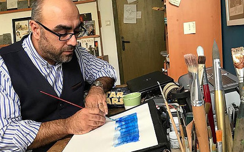 RoboCop'un çizeri Türk sanatçı yeniden dünya sahnesinde
