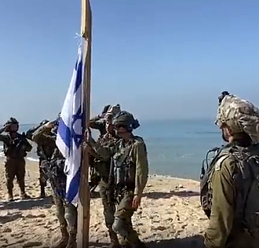 İsrail'in bayrak diktiği görüntülerdeki gerçek ortaya çıktı