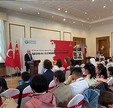 Türkiye'nin Çin Büyükelçiliği'nde 23 Nisan kutlandı