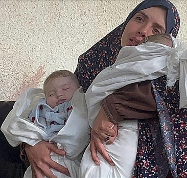 İsrail saldırısında iki bebeğini kaybeden Filistinli anne: "Çocuklarıma doyamadım"