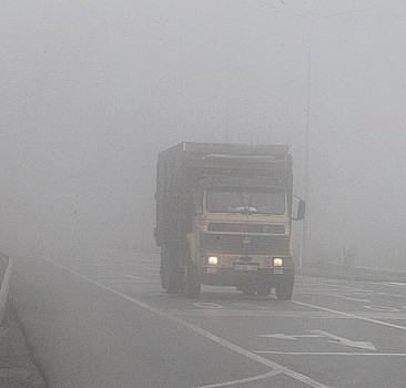 Trakya'da yoğun sis etkili oldu