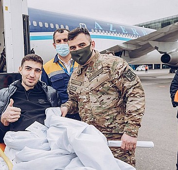 Karabağ Savaşı'nda yaralananlar Türkiye'de tedavi edilecek