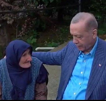 Başkan Erdoğan'dan eski komşusu Binnaz teyzeye ziyaret!