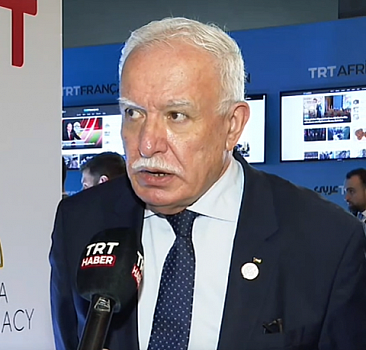 Filistin Dışişleri Bakanı: Türkiye'nin yıllardır Filistin için yaptıklarına müteşekkiriz