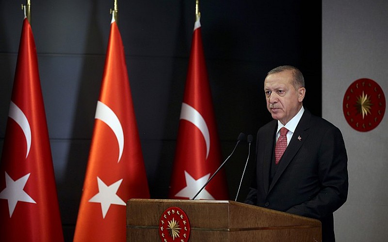 Cumhurbaşkanı Erdoğan Cuma Namazı'nı Hz. Ali Camisi'nde kıldı