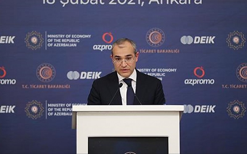 Azerbaycan Ekonomi Bakanı Cabbarov: Türk iş adamlarını, büyük şirketleri iş birliğine davet ediyorum