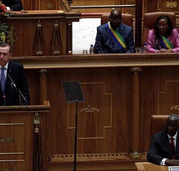 Başkan Erdoğan'ın Gabon'da yaptığı konuşma gündemde