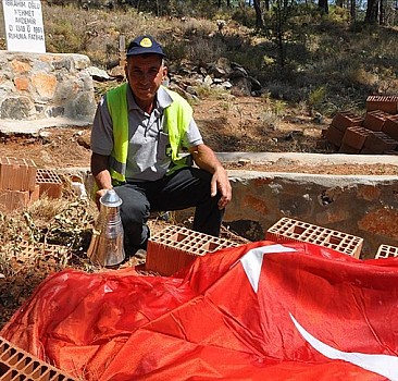 Marmaris'te yangında hayatını kaybeden Şahin Akdemir'in ailesini alevlerin söndürülmesi rahatlattı