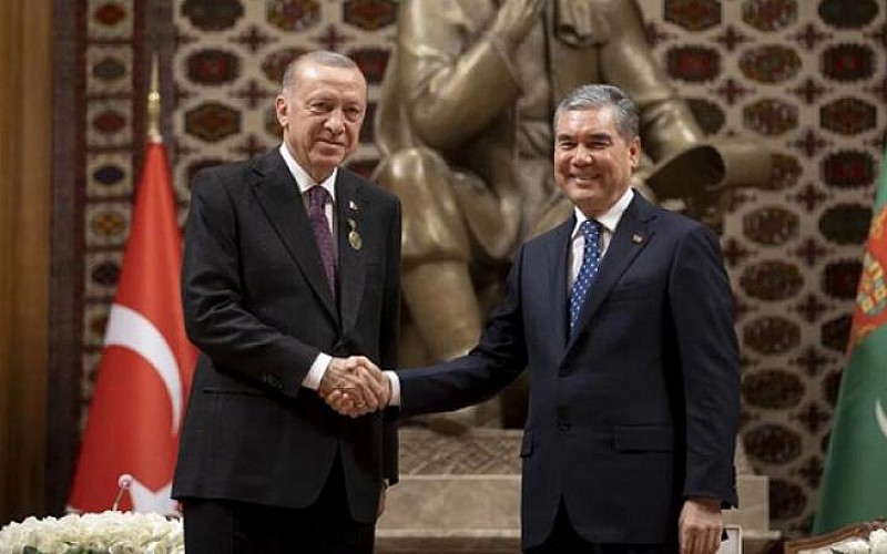 Başkan Erdoğan, Berdimuhammedov ile görüştü