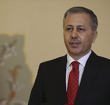 İçişleri Bakanı Yerlikaya, Karapürçek'te seçim koordinasyon merkezi açılışında konuştu