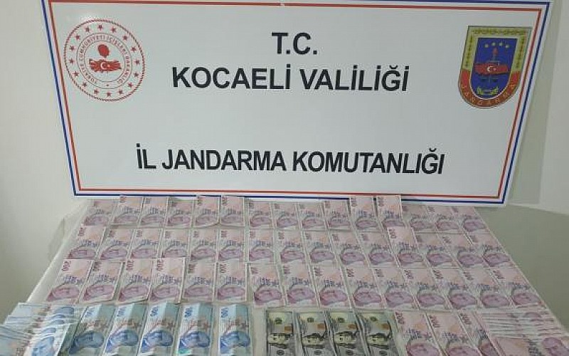 Kocaeli'de piyasaya sahte para sürmeye çalışan 9 şüpheli yakalandı