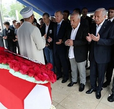Başkan Erdoğan ve Bakan Fidan Mehmet Barlas'ın cenazesinde