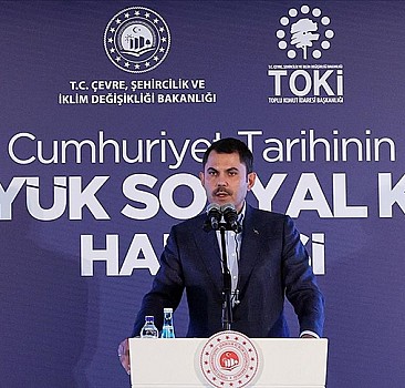 Bakan Kurum: Sosyal konut projesine başvuru sayısı 225 bine ulaştı