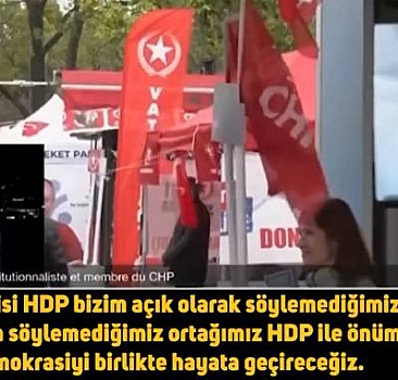 CHP'li vekil Fransız basınına HDP ile ttifak olduklarını söyledi