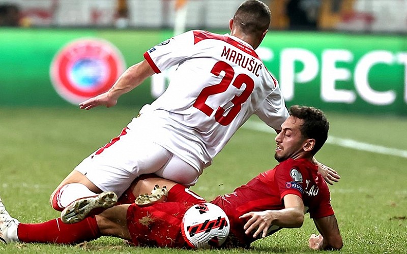Ay-yıldızlı Milliler Dünya Kupası yolunda Karadağ ile 2-2 berabere kaldı