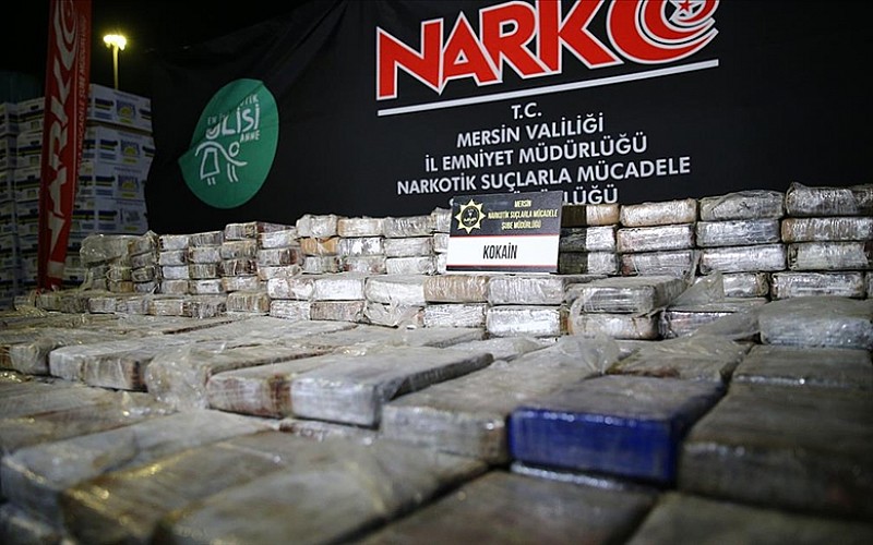 Mersin Limanı'nda 77 kilogram kokain ele geçirildi