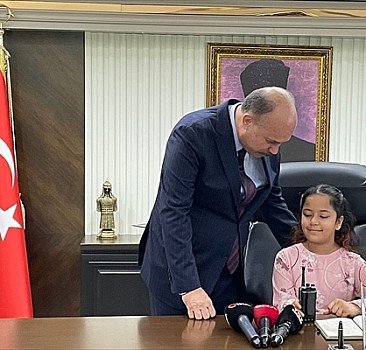 İstanbul Emniyet Müdürü Aktaş, koltuğunu şehit kızına devretti
