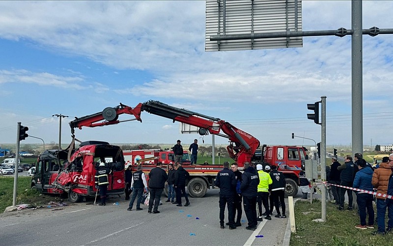Tekirdağ'da trafik kazası: 2 sürücü tutuklandı