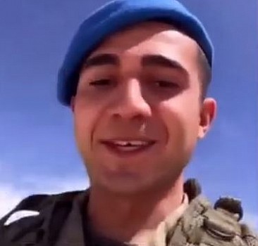 Şehit askerden duygulandıran video mesaj
