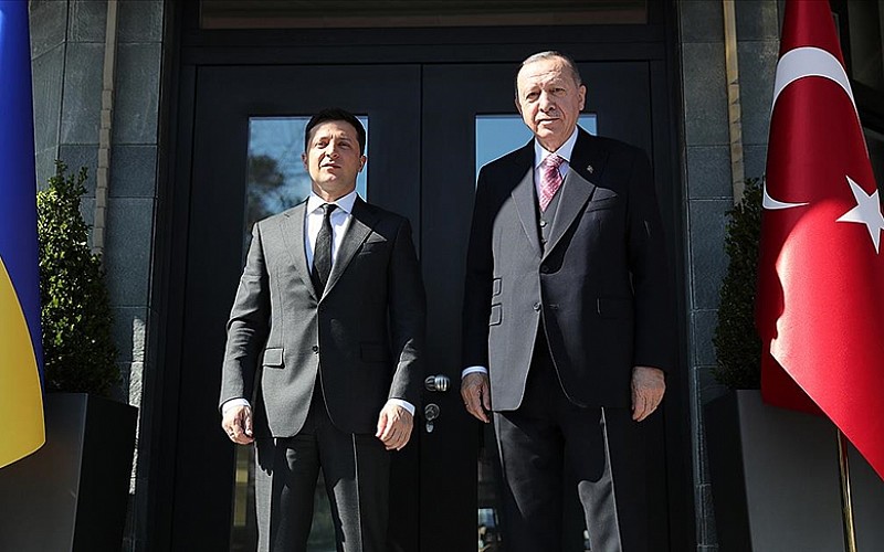 Başkan Erdoğan, Zelenskiy ile bir araya geldi