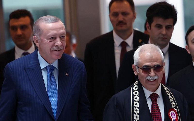 Başkan Erdoğan Anayasa Mahkemesi'ndeki törene katıldı