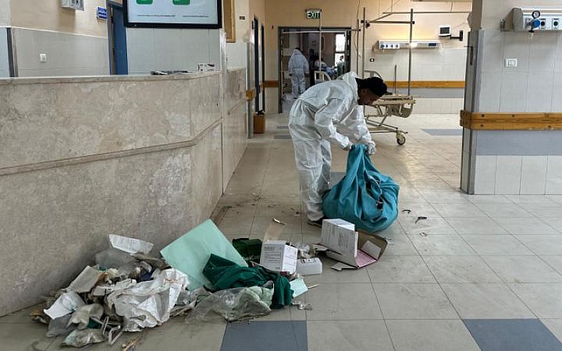 Gazze'de Nasır Hastanesinin yeniden faaliyete geçmesi için çalışma başlatıldı