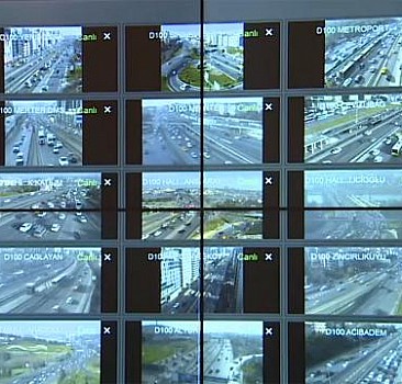 İstanbul trafiği 2 bin 500 kamerayla saniye saniye izleniyor