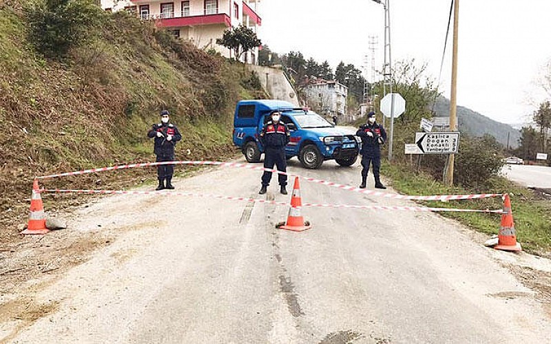 Kastamonu'da bir köyün karantina süresi uzatıldı