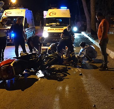 İzmir'de iki motosiklet çarpıştı: 2 ağır yaralı