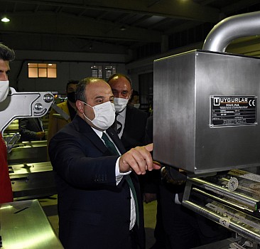 Bakan Varank, Kırşehir'de fabrikaları ziyaret etti