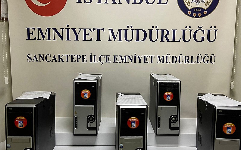 Sancaktepe'de bir iş yerinde sanal tombala oynayan kişilere idari para cezası kesildi