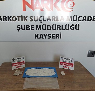 Kayseri'de uyuşturucu operasyonunda 1 kişi yakalandı