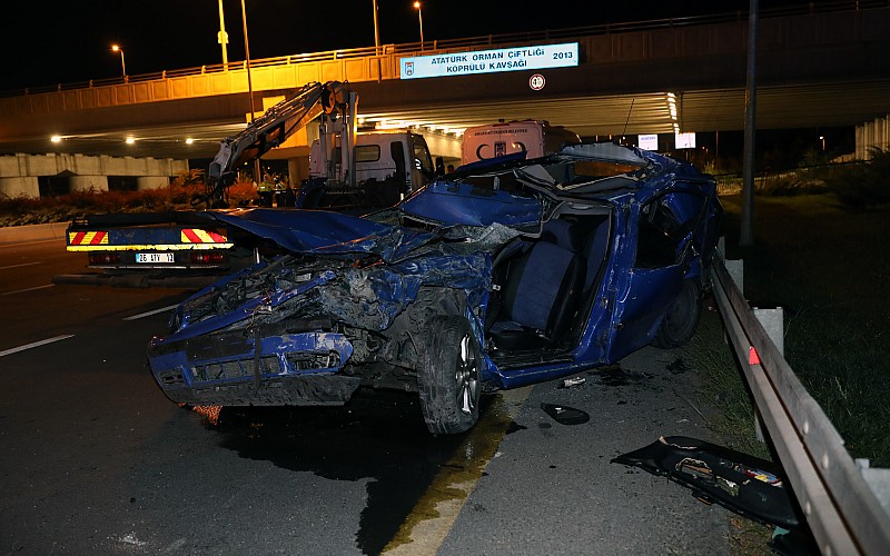 Ankara'daki trafik kazasında bir belediye işçisi hayatını kaybetti, 3 kişi yaralandı
