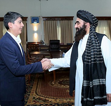 İHH yetkililerinden, Taliban yönetimi "Dışişleri Bakanı Vekili" Muttaki'ye ziyaret