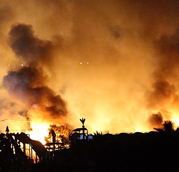 Bodrum'da otel lojmanında çıkan yangın güçlükle söndürüldü